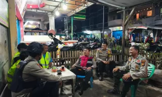 Jaga Kamtibmas: Polres Kepulauan Meranti Kunjungi Satkamling Wilayah Hukum