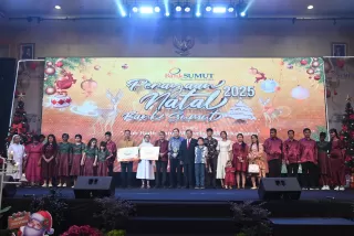Bank Sumut Rayakan Natal: Semangat Kasih Perkuat Empati, Etos Kerja, dan Persaudaraan