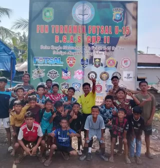 Turnamen Futsal U 15 Masuki Babak Perempat Final Semarakkan HUT Desa Alai Selatan