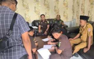 Kejati Sumut Eksekusi Sita Perkara Koneksitas di Dua Lokasi di Deli Serdang