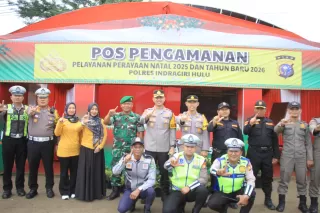 Kapolres Inhu Bentuk Tiga Tim Cek Kesiapan Pos Nataru