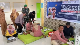 HUT ke 17 Kepulauan Meranti, Yayasan Bakrie Amanah dan PT ITA Khitanan Massal Gratis