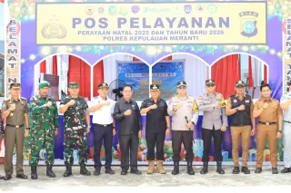 Puncak Nataru, Bupati Kepulauan Meranti Tinjau Pelabuhan Tanjung Harapan di Puncak Nataru