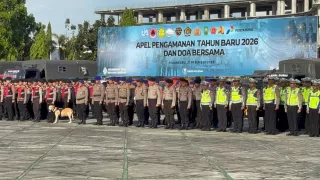 Kerahkan 1.771 Personel, Forkopimda Riau Kawal Malam Tahun Baru 2026