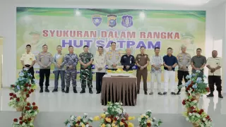 HUT Satpam ke 45, Polres Kepulauan Meranti Perkuat Mitra Keamanan Swakarsa