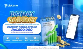 Bittime PayDay GainDay, Manfaatkan Momen Gajian Maksimalkan Potensi Investasi Aset Kripto Pengguna