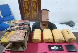 Berawal Call Center 110, Polda Riau Gagalkan Peredaran 4 Bungkus Besar Ganja di Pekanbaru