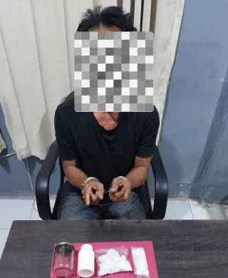 'Obrak Abrik' Pulau Terluar, Polres Bengkalis Cokok Pria Gaek Pemilik Sabu141,26 Gram di Rupat Utara
