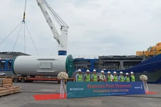 PTP Nonpetikemas Cabang Banten Tangani Ekspor Perdana Wind Mill Tower Tujuan Kanada