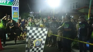 Fun Night Run Go Sprint Go Green Polres Kepulauan Meranti, AKBP A A Faroqi: Polri Sahabat Masyarakat