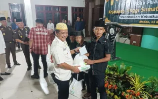 Berbagi Berkah, Forwaka Sumut Santuni Anak Yatim di Kejati Sumut