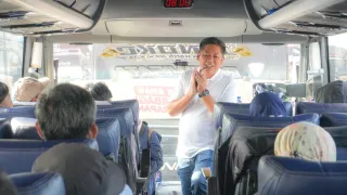PT Pelindo Sinergi Lokaseva Berangkatkan Peserta Mudik Bersama 2026