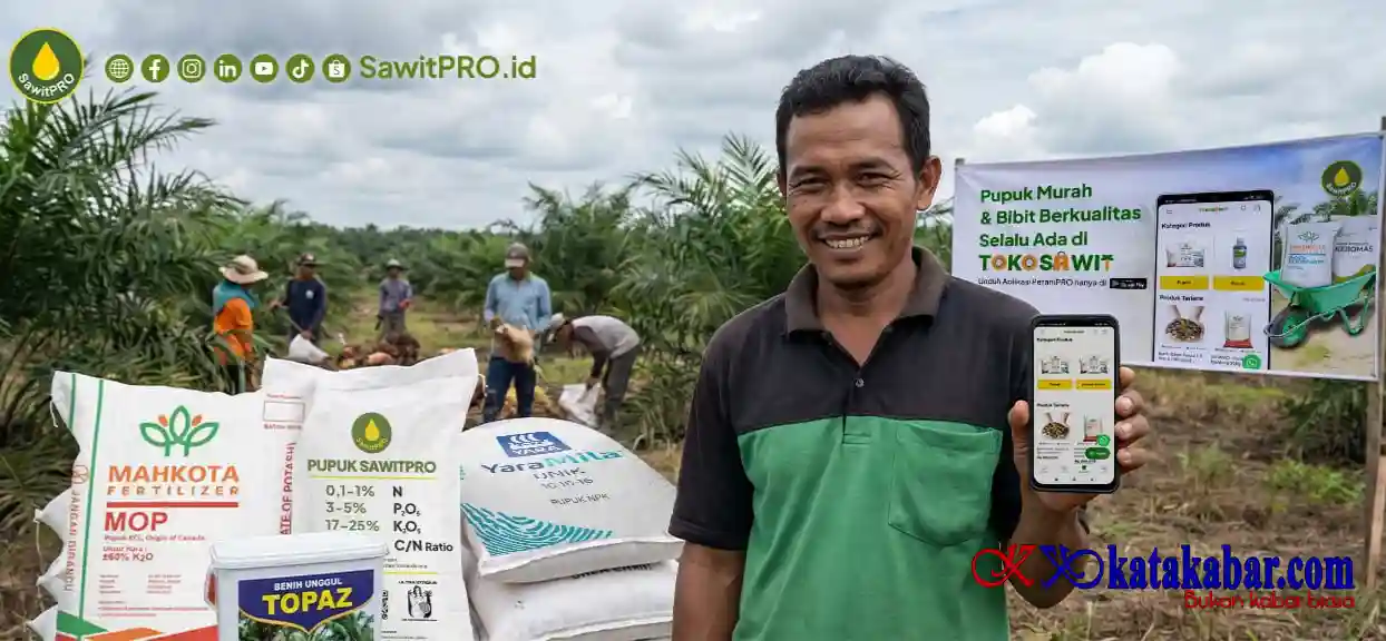 Di Tengah Ketidakpastian Global, SawitPRO Hadir Permudah Petani Dapat Pupuk Sawit dan Benih Unggul