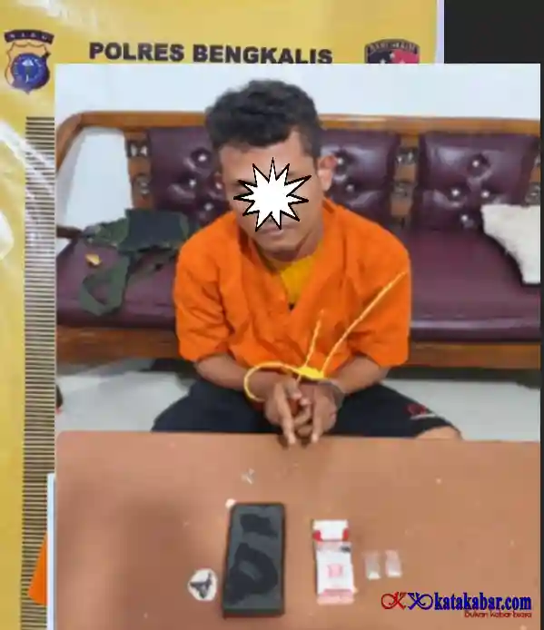 'Nyanyian' Pria Gaek Antarkan Pemasok Sabu ke Bilik Penjara Polsek Mandau