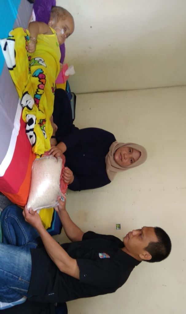 IWO Sulbar Datang, Keluarga Balita Penderita Hidrosefalus Sumringah