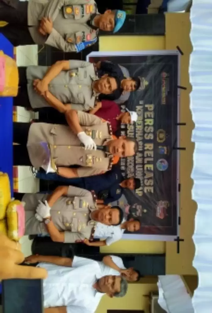 Polres Madina Bekuk Bandar Ganja, Barbutnya 7,8 Kg