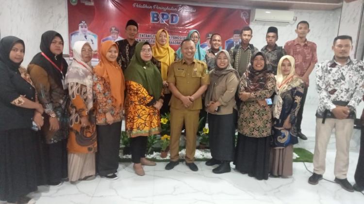 BKAD Bantan Taja Pelatihan Peningkatan Kapasitas Tupoksi BPD