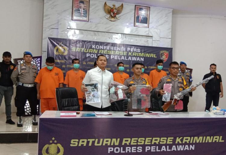 Polres Pelalawan Ungkap Tiga Kasus Menonjol di Penghujung 2023