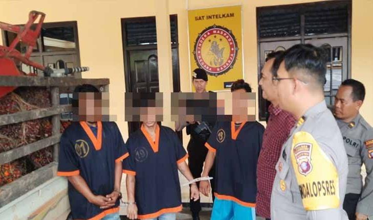 Jarah TBS Sawit 3 Warga Seruyan Dijebloskan ke Penjara Polres Kobar