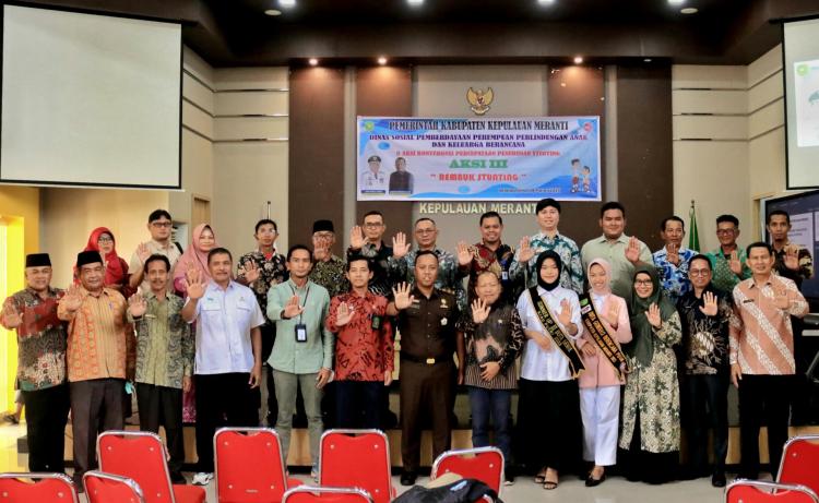 Rembuk Stunting Aksi III, Sekdakab Kepulauan Meranti Ajak Seluruh Pihak Jaga Konsentrasi