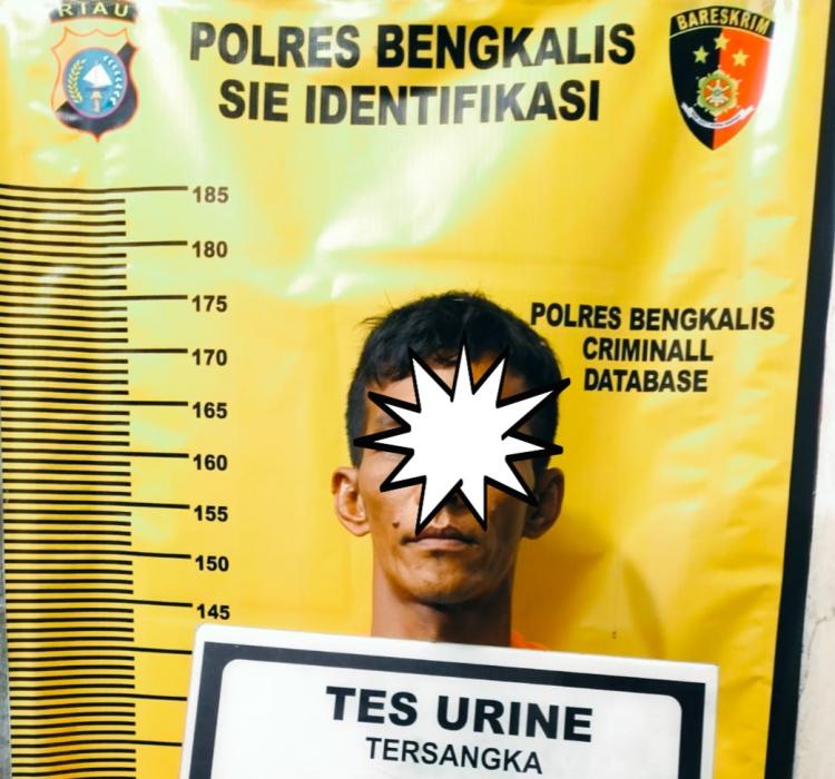 Pengedar Sekaligus Pengguna Dicokok Resnarkoba Polres Bengkalis