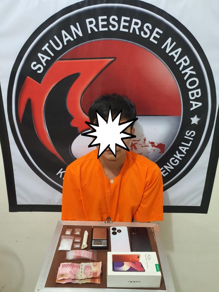 Lagi, Bandar Sabu Dicokok Resnarkoba Polres Bengkalis di Duri