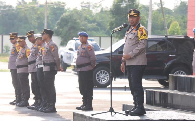 Pimpin Apel Pagi, Kapolres Kepulauan Meranti: Personel Jaga Netralitas