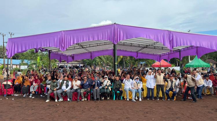 Kampanye Dialogis di Kampung Balak, Masyarakat Optimis Pasangan Brazam Bisa Bawa Perubahan