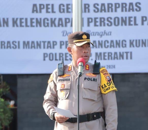 Di Apel Pagi, AKBP Kurnia S Pastikan Personel Siap Laksanakan PAM TPS Pilkada 2024