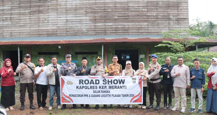 Roadshow ke Kantor PPK dan Panwaslu di Pesisir, Kapolres: Semua Unsur Siap Amankan Pilkada 2024