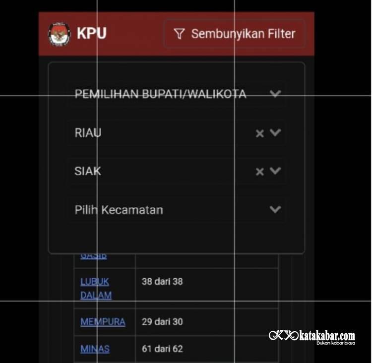 KPU Siak Bilang Laman Web Penghitungan Suara Pilkada Gangguan, Ketua KPU Riau: Setahu Saya, Lancar-lancar Aja