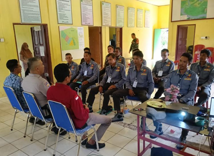 Pasca Pilkada Polsek Tebingtinggi Barat Cooling System Bersama BPD dan Limnas Tanjung Peranap