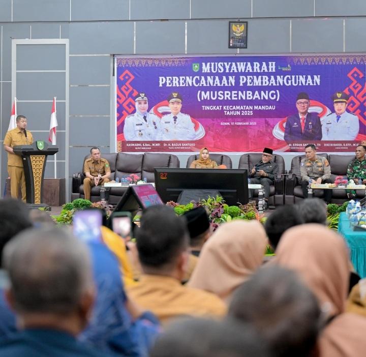 Musrenbangcam Mandau 2026, Bupati Sesalkan Warga Buang Sampah Sembarangan