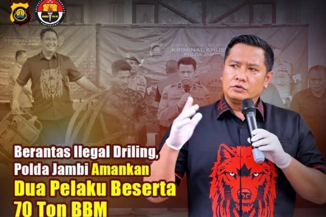 Kapolda Jambi tak "Omon-omon" Berantas Praktik Ilegal Driling Kawasan Tahura Senami