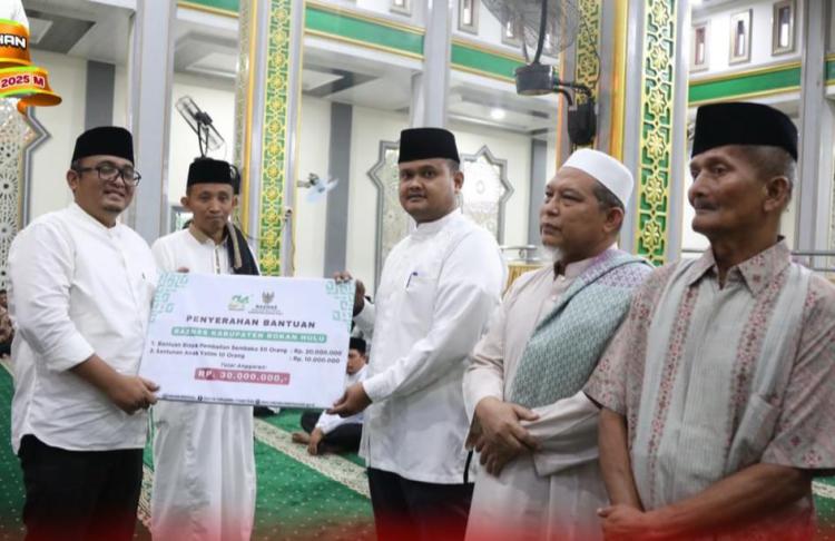 Safari Ramadhan di Desa Ujung Batu Timur, Ini Petuah Sekdakab Rohul
