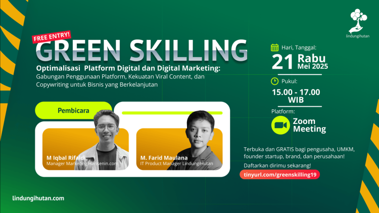 Green Skilling 19: Dorong Praktik Bisnis Berkelanjutan Lewat Digital Marketing dan Konten Viral