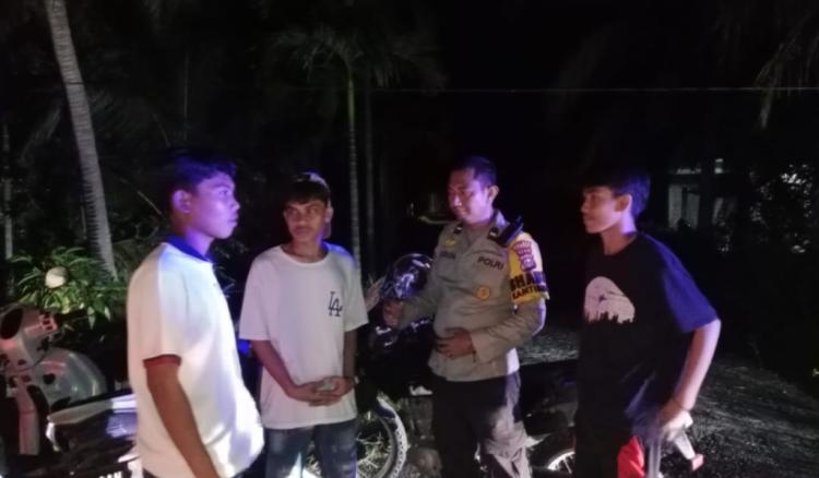 Ciptakan Suasana Kondusif, Tim Raga Polres Kepulauan Meranti Patroli KRYD dan Blue Light