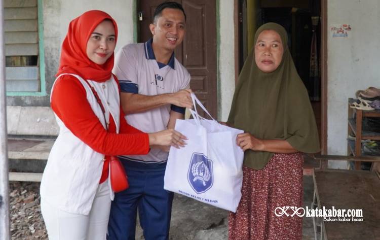 HUT RI ke-80, Rutan Kelas I Medan Gelar Jalan Santai dan Bagikan Bansos