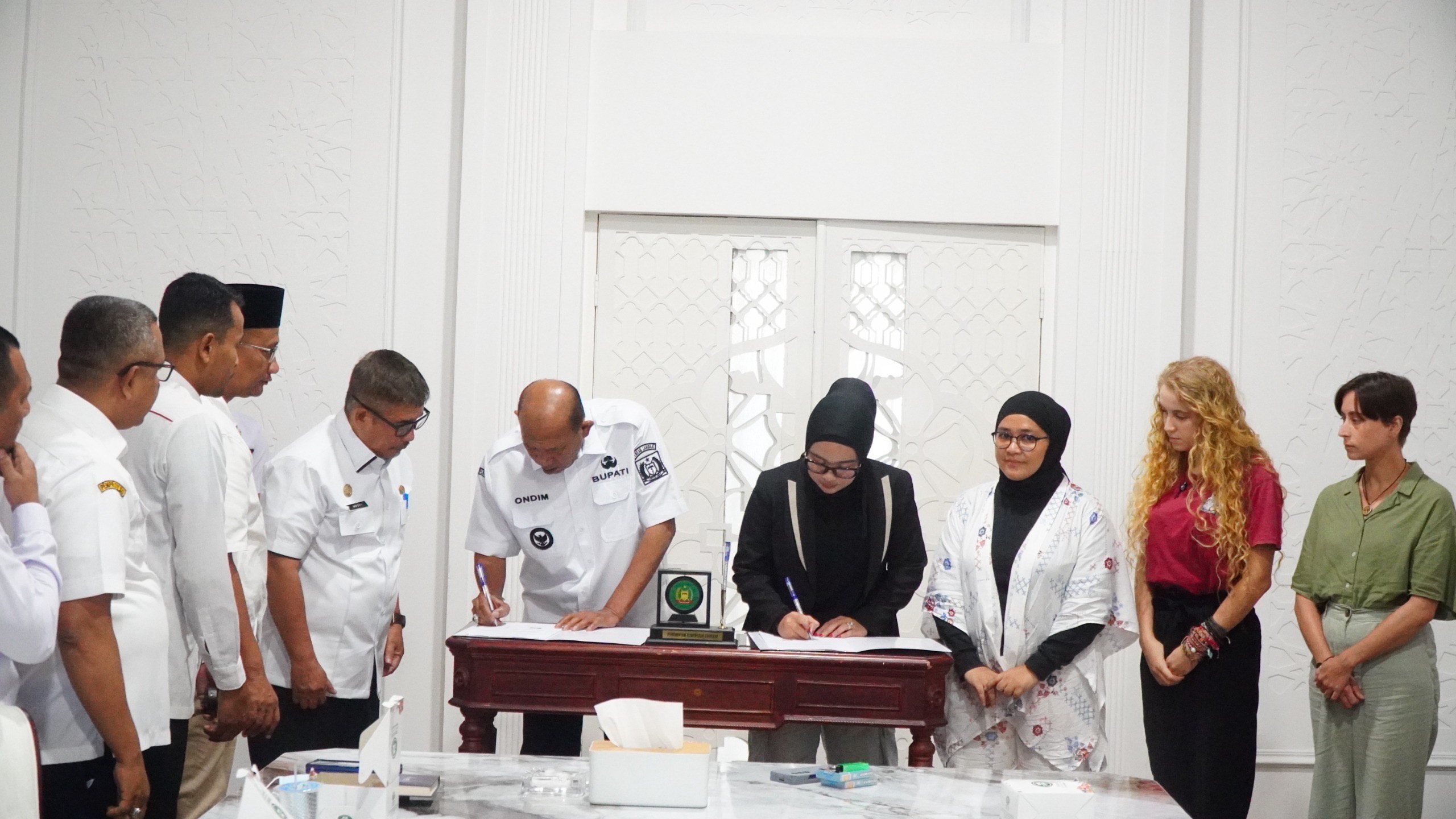 Pemkab Langkat Jalin Kerjasama Pendidikan dan Lingkungan Dengan Tiga Institusi