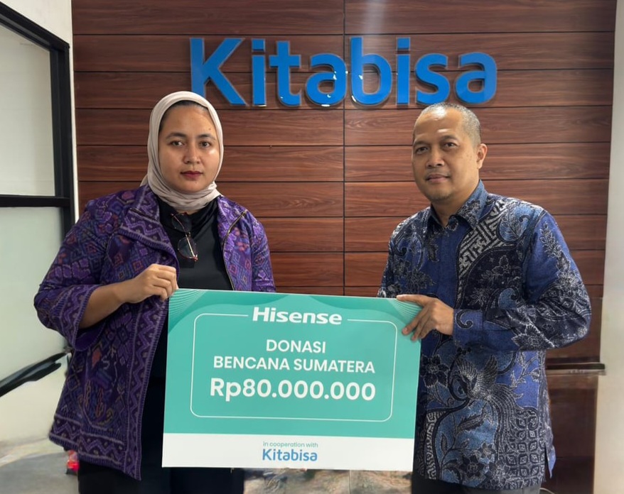Bersama Kitabisa! Hisense Indonesia Salurkan Bantuan Percepat Pemulihan Pasca Banjir di Sumatera