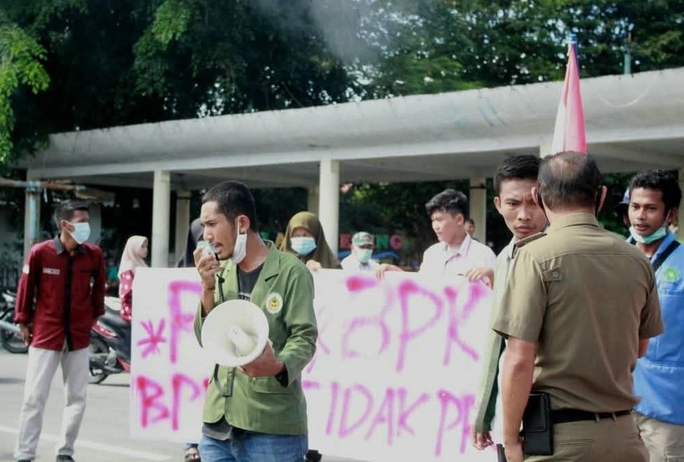 Rumah Warga Tergenang, HMI Kepulauan Meranti Desak PT NSP Tanggung Jawab dan Tegakkan Hukum