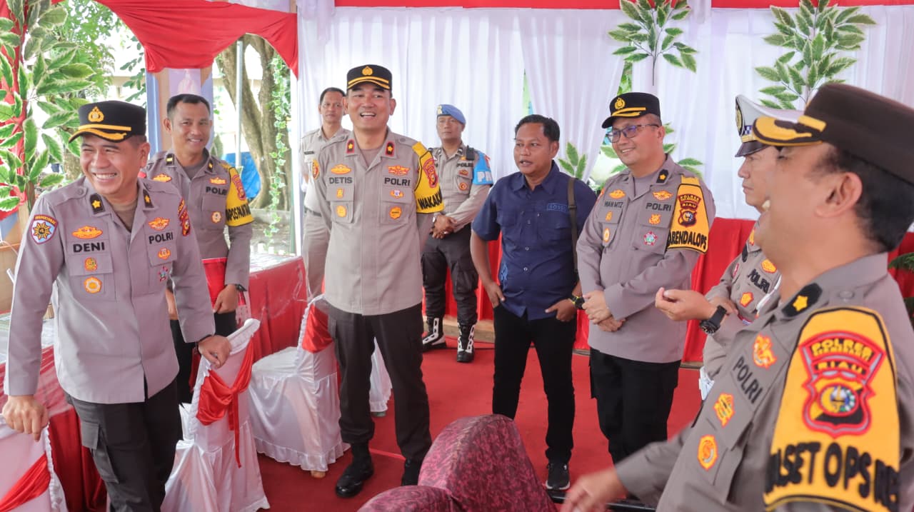 Tim Was Ops Itwasda Polda Riau Cek Langsung Operasi Lilin 2025 di Tanah Jantan