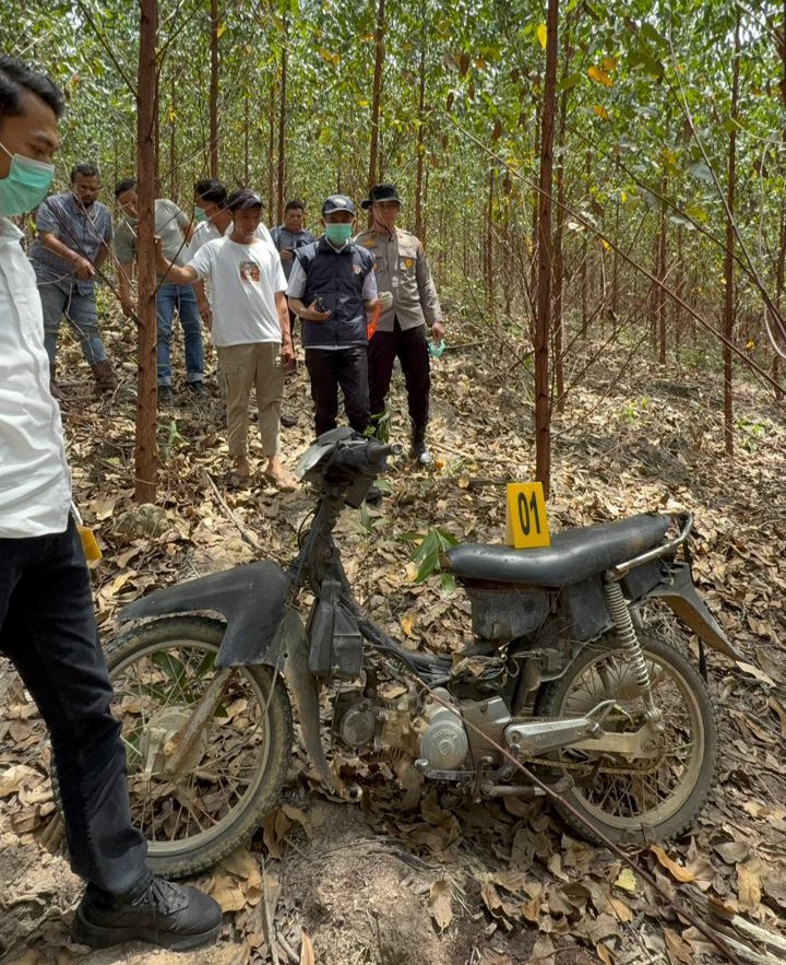 Polsek Singingi Hilir Tangani Penemuan Kerangka Manusia di Areal PT RAPP