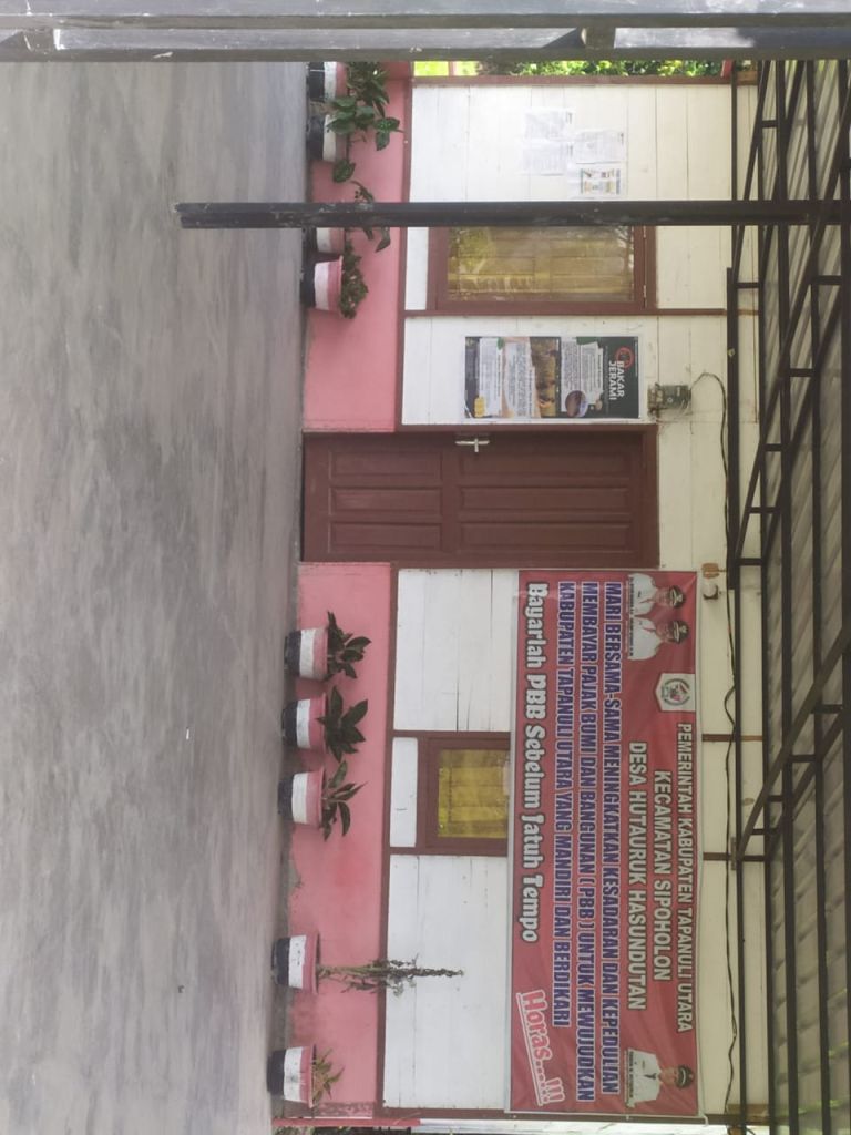 Kantor Desa Hutauruk Hasudutan Tutup Saat Jam Kerja, Aturan Dinas PMD Dilanggar