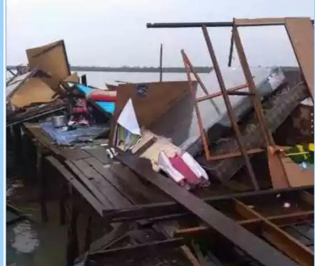 67 Rumah Rusak Dihantam Puting Beliung di Inhil