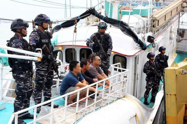 Ada 3 Ton Sabu Tertangkap di Kapal Berbendera Singapura