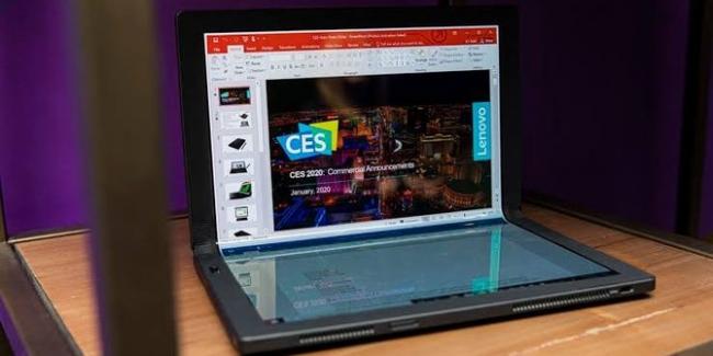 Lenovo Ungkap Laptop Layar Lipat di CES 2020, Full Layar!