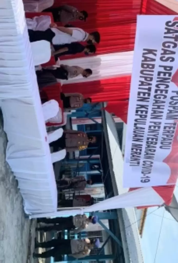 Cek Pospam Terpadu di Pelabuhan TH, Ini Pesan Kapolres Meranti