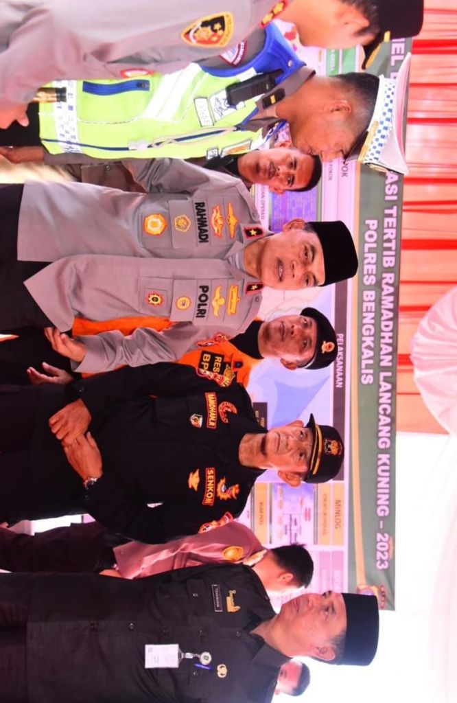 Bupati Bengkalis Dampingi Wakapolda Riau Kunker Ops TRLK 2023 di Duri 