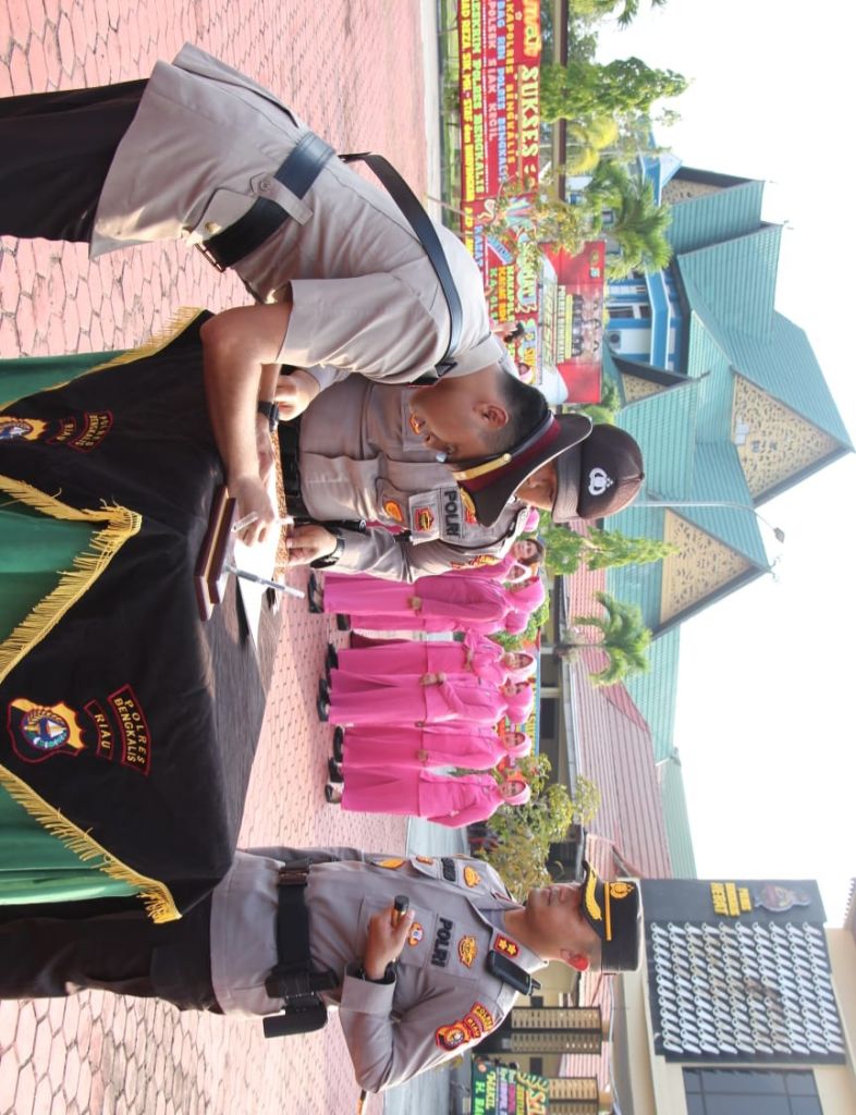 Pimpin Upacara Sertijab, Ini Arahan Kapolres Bengkalis